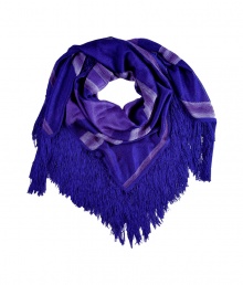 Sumptuous scarf in fine, pure viscose - A stylish standout from knitwear stalwart Missoni - Incredibly soft, lightweight material drapes beautifully - Lush in vibrant shades or violet and lilac - Chic, XL fringe trim - An elegant, eye-catching compliment to any number of looks - Pair with everything from a blazer, t-shirt and jeans to a tank top and maxi skirt Sumptuous scarf in fine, pure viscose - A stylish standout from knitwear stalwart Missoni - Incredibly soft, lightweight material drapes beautifully - Lush in vibrant shades or violet and lilac - Chic, XL fringe trim - An elegant, eye-catching compliment to any number of looks - Pair with everything from a blazer, t-shirt and jeans to a tank top and maxi skirt