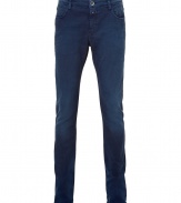 Stylishly distressed, these jeans from Closed are a must-have casual basic - Classic five-pocket styling, logo detail at fly, straight leg, slim fit - Style with a printed tee and trainers