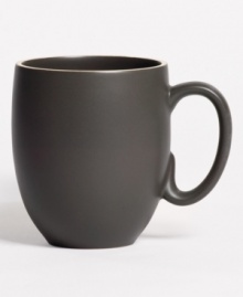 With a powdery matte finish and clean modern shapes, this dinnerware collection from renowned designer Vera Wang brings minimalism to the table with chic style. In soft, natural graphite, this mug coordinates perfectly with any decor. With a powdery matte finish and clean modern shapes, this dinnerware collection from renowned designer Vera Wang brings minimalism to the table with chic style. In soft, natural graphite, this mug coordinates perfectly with any decor.