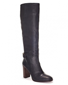 Pair fall's silken skirts and jewel hues with these '70s-inspired boots from Sam Edelman. With an elevated heel and flirtatious ankle buckle, they're autumn's answer to timeless style. Pair fall's silken skirts and jewel hues with these '70s-inspired boots from Sam Edelman. With an elevated heel and flirtatious ankle buckle, they're autumn's answer to timeless style.