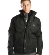 Wrap up in this water-resistant jacket from Triple F.A.T. Goose for warmth that won't wither.