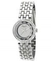 Blind them with stunning brilliance with this alluring timepiece by Kenneth Cole New York.