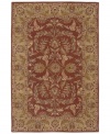 With a modern approach to traditional designs, the India House collection offers beauty to be appreciated for years to come. Meticulous hand-tufting results in truly artful detail. Featuring a lush, exotic floral motif, this rust-colored rug is an exceptional addition to your home. (Clearance)