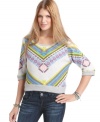 Stay on-trend with Fire's Aztec printed top. Pair it with your fave skinny jeans for daytime or date night!