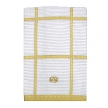 Absorbent 100% cotton towels are at once durable and soft. Treated with an anti-microbial agent that inhibits the growth of odors and mildew, Calphalon's terry towels withstand the test of time. Absorbent 100% cotton towels are at once durable and soft. Treated with an anti-microbial agent that inhibits the growth of odors and mildew, Calphalon's terry towels withstand the test of time.