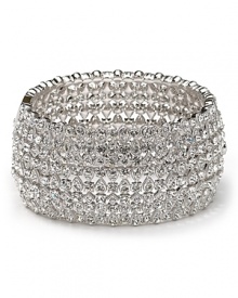 Make your jewelry collection standout with this dramatic cuff bracelet from Lora Paolo, accented by crystals and cubic zirconia stones. It ensures you always have something style-setting up your sleeve. Make your jewelry collection standout with this dramatic cuff bracelet from Lora Paolo, accented by crystals and cubic zirconia stones. It ensures you always have something style-setting up your sleeve.