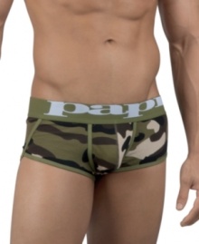 Get a leg up on underneath style with these euro-styled briefs from Papi. Get a leg up on underneath style with these euro-styled briefs from Papi.