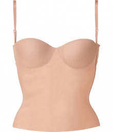 Add instant sex appeal to your cocktail party look with this d?colletage-enhancing corset from La Perla - Underwire, padded cups, adjustable wide-set straps, fitted silhouette, back seaming details and hook and eye closure - Pair with a slinky evening dress, or under an oversized blazer Add instant sex appeal to your cocktail party look with this d?colletage-enhancing corset from La Perla - Underwire, padded cups, adjustable wide-set straps, fitted silhouette, back seaming details and hook and eye closure - Pair with a slinky evening dress, or under an oversized blazer