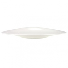 Dune Lines is among the exceptional new dinnerware designs presented by Villeroy & Boch that takes shape to a new dimension. Not quite oval, the subtle contours of the sensuous, organic form were inspired by nature's own creation of sand dunes and those voluptuous mounds that arise in the desert. Adding definition and visual interest to the individual pieces is relief detailing of wavy striping.