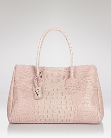 Stamp your daytime look with considered accessories like this croc-embossed leather tote from Furla. In a timeless shape, this bag will be chic this season and next. Stamp your daytime look with considered accessories like this croc-embossed leather tote from Furla. In a timeless shape, this bag will be chic this season and next.