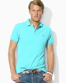 Polo Ralph Lauren Short Sleeve Cotton Mesh Polo - Classic Fit Polo Ralph Lauren Short Sleeve Cotton Mesh Polo - Classic Fit