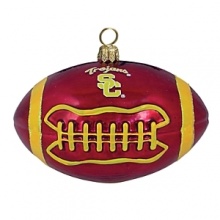 A lovely gift for any USC fan, the Collegiate Collection designs capture the spirt of the game and feature school colors, logos and slogans. Each ornament is packed in its own black lacquered box. A lovely gift for any USC fan, the Collegiate Collection designs capture the spirt of the game and feature school colors, logos and slogans. Each ornament is packed in its own black lacquered box.