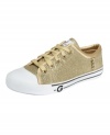 G by Guess' Oona2 sneakers shimmer and shine in the light. With a little help from the stud detailing along the side, it's truly a one-of-a-kind sneaker.