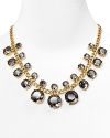 Make statement jewelry your signature with kate spade new york's crystal collar. Denim or dressed to the nines, this necklace adds vintage glamour.