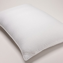 Premium pillows filled with the finest European goose down for the luxury you expect from Bloomingdale's. Finely covered with a 260-thread count grey Egyptian cotton, German milled damask. Choose Soft for stomach sleepers, Medium for back sleepers and Firm for side sleepers. Made in USA of imported fabric and fill. This item cannot be gift wrapped. Premium pillows filled with the finest European goose down for the luxury you expect from Bloomingdale's. Finely covered with a 260-thread count grey Egyptian cotton, German milled damask. Choose Soft for stomach sleepers, Medium for back sleepers and Firm for side sleepers. Made in USA of imported fabric and fill. This item cannot be gift wrapped.