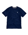 A classic tee features an athletic-inspired pony.