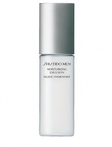 A creamy quick-absorbing emulsion that brings exceptional moisture and comfort to skin. Counteracts razor burn and roughness. Protects against moisture loss to leave skin feeling smooth and fit. Formulated with Damage Defense Complex. Minimizes the appearance of fine lines and protects against environmental stress and dryness. Recommended for all skin types. Apply to face after cleansing or shaving. A creamy quick-absorbing emulsion that brings exceptional moisture and comfort to skin. Counteracts razor burn and roughness. Protects against moisture loss to leave skin feeling smooth and fit. Formulated with Damage Defense Complex. Minimizes the appearance of fine lines and protects against environmental stress and dryness. Recommended for all skin types. Apply to face after cleansing or shaving.