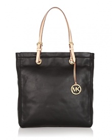 An incomparably chic tote from MICHAEL Michael Kors in luxe pebbled leather. An incomparably chic tote from MICHAEL Michael Kors in luxe pebbled leather.