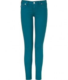 Elevate your go-to closet staples with these bright ultra-skinny jean leggings from True Religion - Five-pocket styling, logo detailed back flap pockets - Extra form-fitting - Style with cashmere pullovers and shearling lined boots Elevate your go-to closet staples with these bright ultra-skinny jean leggings from True Religion - Five-pocket styling, logo detailed back flap pockets - Extra form-fitting - Style with cashmere pullovers and shearling lined boots