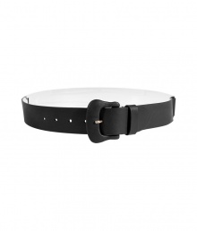 Ultra modern and incredibly unique, Maison Martin Margielas translucent backed leather belt guarantees for a fashion-forward finish - Leather covered buckle - Layer over urban-cool knits and trend favorite leather leggings Ultra modern and incredibly unique, Maison Martin Margielas translucent backed leather belt guarantees for a fashion-forward finish - Leather covered buckle - Layer over urban-cool knits and trend favorite leather leggings