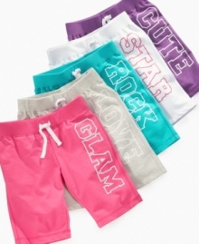Don't say a word. She won't need to tell anyone what she's all about when she's wearing these So Jenni shorts that will do it for her. Don't say a word. She won't need to tell anyone what she's all about when she's wearing these So Jenni shorts that will do it for her.