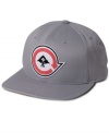 Capital cap: LRG's traditionally styled billed baseball hat with graphic front patch.