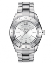Classic Lacoste style overtakes this sophisticated Biarritz collection watch. Classic Lacoste style overtakes this sophisticated Biarritz collection watch.