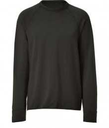 Elevate your favorite wardrobe basics with this lightweight sweatshirt from James Perse - Crew neck, long raglan sleeves, classic fit - Wear with jeans, sport pants, or chinos Elevate your favorite wardrobe basics with this lightweight sweatshirt from James Perse - Crew neck, long raglan sleeves, classic fit - Wear with jeans, sport pants, or chinos