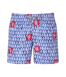 Make a splash this summer with cult St. Tropez label Vilebrequins eye-catching blue swim trunks - Lightweight, fast-drying synthetic material - Chic, red floral embroidery - Classic boxer cut with elasticated waist and drawstring tie - Slimmer, straight cut hits mid-thigh - Slash pockets at sides, welt pocket at rear - Perfect for your next getaway to the beach or the pool - Special edition Make a splash this summer with cult St. Tropez label Vilebrequins eye-catching blue swim trunks - Lightweight, fast-drying synthetic material - Chic, red floral embroidery - Classic boxer cut with elasticated waist and drawstring tie - Slimmer, straight cut hits mid-thigh - Slash pockets at sides, welt pocket at rear - Perfect for your next getaway to the beach or the pool - Special edition