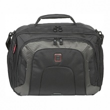 Designed for the professional traveler, this boarding tote features a roomy main compartment plus numerous interior and exterior pockets for business and personal accessories. The top carrying handle and removable, adjustable shoulder strap will get you past the gate fast.