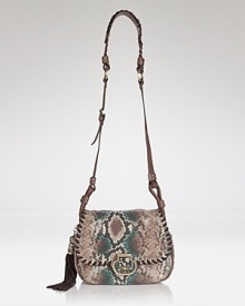 Make an exotic your next statement with Rafe New York's painted python shoulder bag. In serpentine style, this chicly sized bag hints at your wild side. Make an exotic your next statement with Rafe New York's painted python shoulder bag. In serpentine style, this chicly sized bag hints at your wild side.