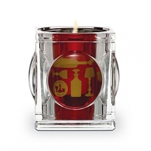 Two-piece set. Jar designed by Thomas Bastide. Clear, full-lead crystal cube with magnifying lenses on every side. Candle: Floral, spicy, feminine. 100% vegetable wax. Burn time- 40-45 hours. Two-piece set. Jar designed by Thomas Bastide. Clear, full-lead crystal cube with magnifying lenses on every side. Candle: Floral, spicy, feminine. 100% vegetable wax. Burn time- 40-45 hours.