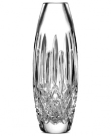 Waterford crystal is made even more radiant with the complex cuts of Monique Lhuillier's Arianne vase. A minimalist shape adds to its timeless look and luxurious feel.