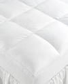 Get a restful nights sleep with this luxurious featherbed from Pacific Coast, featuring a gusseted baffle box design for extra loft and greater support. The plush fill gently cushions pressure points like your shoulders and hips while the knit skirt keeps the featherbed secure and in place.