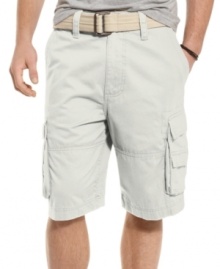 Need a go-to pair of shorts for spring and summer? These washed and belted cargos help you greet the warmer weather in style.