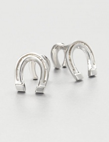 Playful, yet polished cufflinks crafted in sterling silver for the gentleman of style that doesn't take himself too seriously.Sterling silverAbout .78 diam.Made in USA Playful, yet polished cufflinks crafted in sterling silver for the gentleman of style that doesn't take himself too seriously.Sterling silverAbout .78 diam.Made in USA