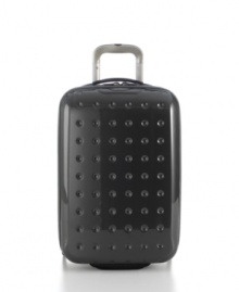 Arrive in one piece with an impact-resistant polycarbonate carry-on that protects your belongings and takes the bumps and scrapes of travel with ease. The modern design makes a sharp, dependable traveling companion that always keeps appearance up to par with interior double cross straps that hold clothes in place for wrinkle-free delivery and multiple organizer pockets for safekeeping of the essentials. 10-year warranty. Qualifies for Rebate Arrive in one piece with an impact-resistant polycarbonate carry-on that protects your belongings and takes the bumps and scrapes of travel with ease. The modern design makes a sharp, dependable traveling companion that always keeps appearance up to par with interior double cross straps that hold clothes in place for wrinkle-free delivery and multiple organizer pockets for safekeeping of the essentials. 10-year warranty. Qualifies for Rebate