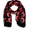 Show your romantic side with Diane von Furstenbergs locked heart printed silk chiffon scarf, the perfect weight for wearing both indoors and out - Allover locked heart print - Wear with cashmere pullovers, or wrapped around sleek leather jackets