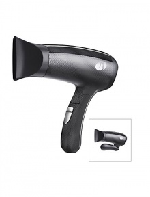 Small enough to fit in your handbag, this device delivers the shiny, silky finish of the Tourmaline technology in an ultra-portable, lightweight body. With dual voltage, folding handle and storage tote, this dryer travels with you for beautifully-healthy speed-drying every time, anywhere. Small enough to fit in your handbag, this device delivers the shiny, silky finish of the Tourmaline technology in an ultra-portable, lightweight body. With dual voltage, folding handle and storage tote, this dryer travels with you for beautifully-healthy speed-drying every time, anywhere.