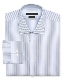 John Varvatos Star USA Faded Stripe Dress Shirt - Contemporary Fit John Varvatos Star USA Faded Stripe Dress Shirt - Contemporary Fit