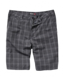 The perfect plaid addition to your summer-ready style are these shorts from Quiksilver with a funky print. The perfect plaid addition to your summer-ready style are these shorts from Quiksilver with a funky print.