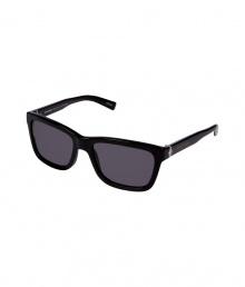 Chic and simple, Dolce & Gabbanas jet black sunglasses lend sleek edge to every outfit - Black acetate square-shaped frames, charcoal polarized lenses, silver-toned insert and printed logo on temples - Lens filter category 3 - Comes with a logo-embossed hard carrying case and drawstring pouch - A cool choice, perfect for wearing with everything from suits and tailored coats to sporty parkas and jeans Chic and simple, Dolce & Gabbanas jet black sunglasses lend sleek edge to every outfit - Black acetate square-shaped frames, charcoal polarized lenses, silver-toned insert and printed logo on temples - Lens filter category 3 - Comes with a logo-embossed hard carrying case and drawstring pouch - A cool choice, perfect for wearing with everything from suits and tailored coats to sporty parkas and jeans
