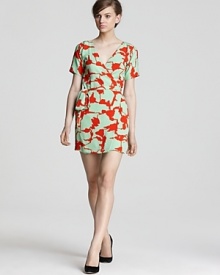Go graphic in this DIANE von FURSTENBERG mini dress bold with originality. Go graphic in this DIANE von FURSTENBERG mini dress bold with originality.
