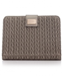 Give your gadget a glam-over with this plush, quilted iPad case from Big Buddha, featuring a perfectly padded interior. Ideally sized to slip inside your purse, but looks equally chic outside your it-bag. Give your gadget a glam-over with this plush, quilted iPad case from Big Buddha, featuring a perfectly padded interior. Ideally sized to slip inside your purse, but looks equally chic outside your it-bag.