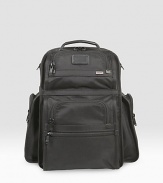 A computer backpack designed to meet TSA requirements, which means you don't have to remove your computer from the case. A sturdy, ballistic nylon design is large enough to accommodate a week's worth of business materials and features a convenient, removable accessory pouch. Interior and exterior organizer pockets Carry handle and back straps Zip closure 16½W X 12H X 7½D Imported