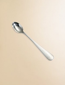 A stunning baby spoon in polished sterling silver is practical today and a keepsake later, destined to be passed down through generations. 6 long Made in SpainFOR PERSONALIZATIONSelect a quantity, then scroll down and click on PERSONALIZE & ADD TO BAG to choose and preview your monogramming options. Please allow 2 weeks for delivery. A stunning baby spoon in polished sterling silver is practical today and a keepsake later, destined to be passed down through generations. 6 long Made in SpainFOR PERSONALIZATIONSelect a quantity, then scroll down and click on PERSONALIZE & ADD TO BAG to choose and preview your monogramming options. Please allow 2 weeks for delivery.