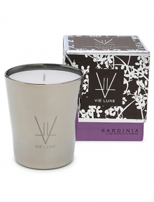 Experience the scent of white gardenia, karo karounde blossoms, crisp amaryllis and mediterranean cypress leaves. Created from all-natural beeswax combined with unique botanical waxes and the rarest and most seductive fine fragrance oils from around the world. Presented in nickel-finished glass. 60-hour burn time. 8 oz. Experience the scent of white gardenia, karo karounde blossoms, crisp amaryllis and mediterranean cypress leaves. Created from all-natural beeswax combined with unique botanical waxes and the rarest and most seductive fine fragrance oils from around the world. Presented in nickel-finished glass. 60-hour burn time. 8 oz.