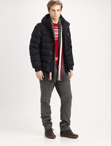 Smooth wool finish lends a smart, sophisticated touch to a winter staple, crafted with an attached hood and removable sleeves for added versatility.Zip frontSnap button placketAttached drawstring hoodSide zip pocketsFully lined About 27 from shoulder to hem WoolHand wash Imported Smooth wool finish lends a smart, sophisticated touch to a winter staple, crafted with an attached hood and removable sleeves for added versatility.Zip frontSnap button placketAttached drawstring hoodSide zip pocketsFully lined About 27 from shoulder to hem WoolHand wash Imported