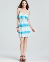 Combining femininity and comfort, this wispy Gypsy 05 dress flaunts a trend-perfect tie-dye print.