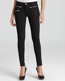 J Brand Jeans - Zoey Zip Skinny Jeans in Black